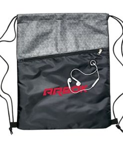 Silver Drawstring Bag
