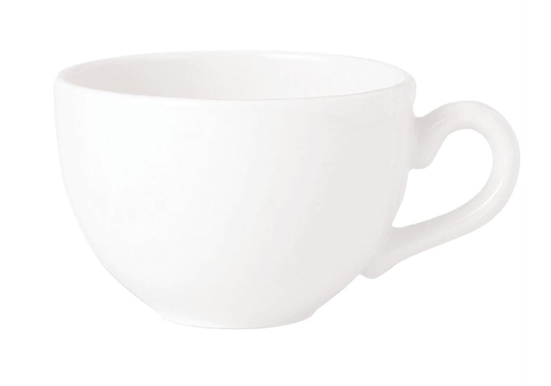 Steelite Simplicity White Low Empire Cups 340ml (Pack of 36)