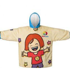 Kids’ premium 100% Polyester Sublimated Wearable Blanket