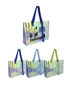 Colorful Transparent PVC Tote Bag