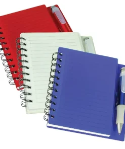 Note book spiral bound with pen 200 pages